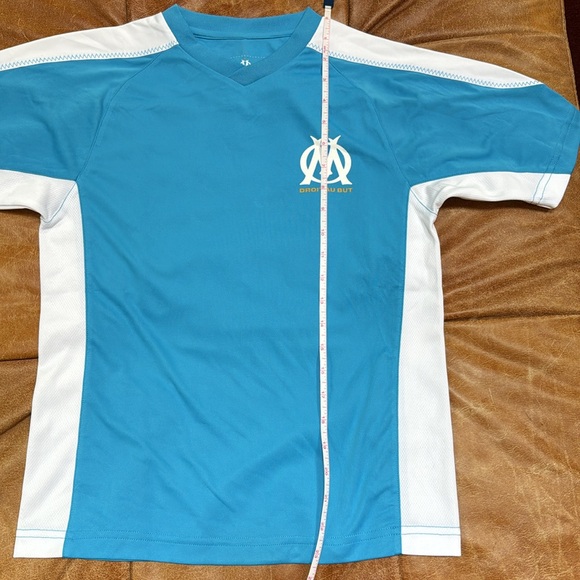 Olympique de Marseille Droit Au But soccer football jersey. Youth size 14A - Picture 7 of 7
